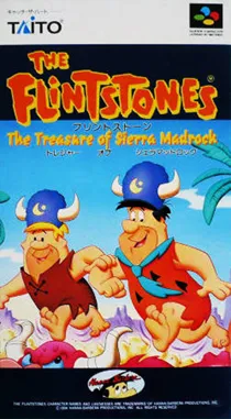 Flintstones, The - The Treasure of Sierra Madrock (Japan) box cover front